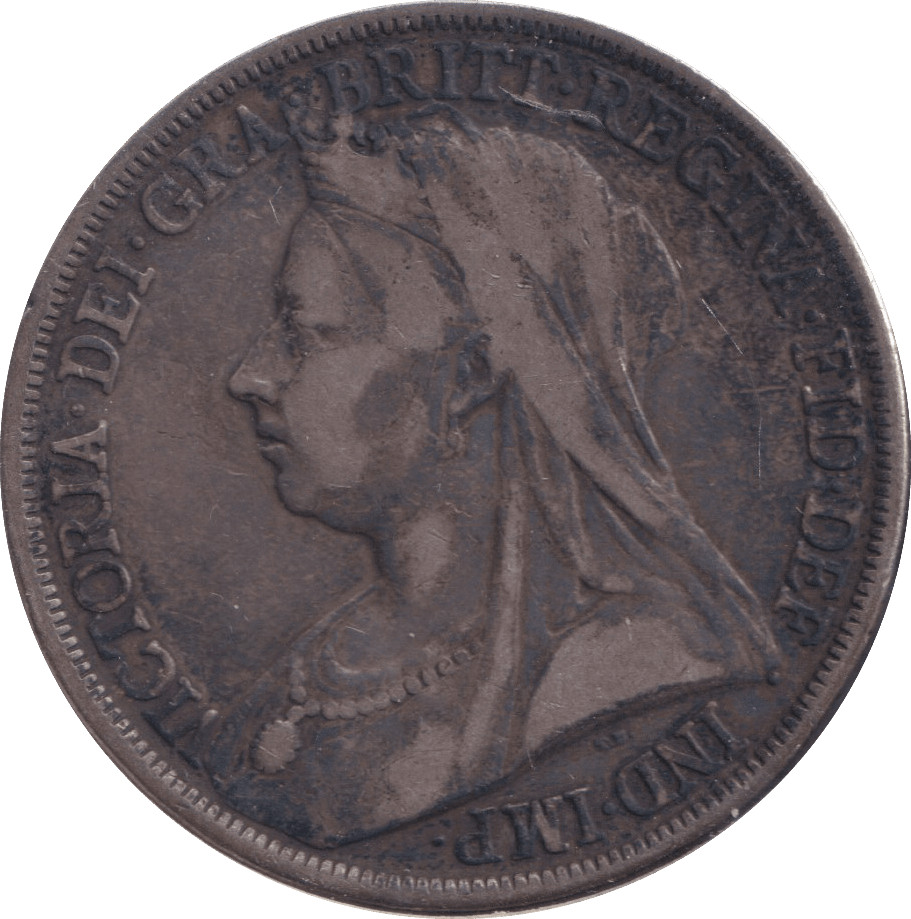 1893 CROWN ( FINE ) 2 - CROWN - Cambridgeshire Coins