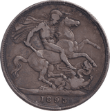 1893 CROWN ( FINE ) 2 - CROWN - Cambridgeshire Coins