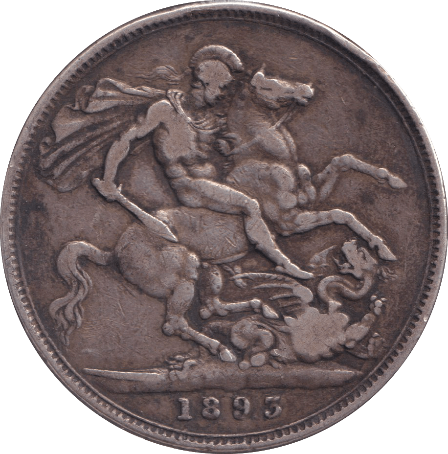 1893 CROWN ( FINE ) - CROWN - Cambridgeshire Coins