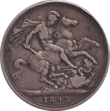 1893 CROWN ( FINE ) - CROWN - Cambridgeshire Coins