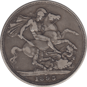 1893 CROWN ( FINE ) - CROWN - Cambridgeshire Coins