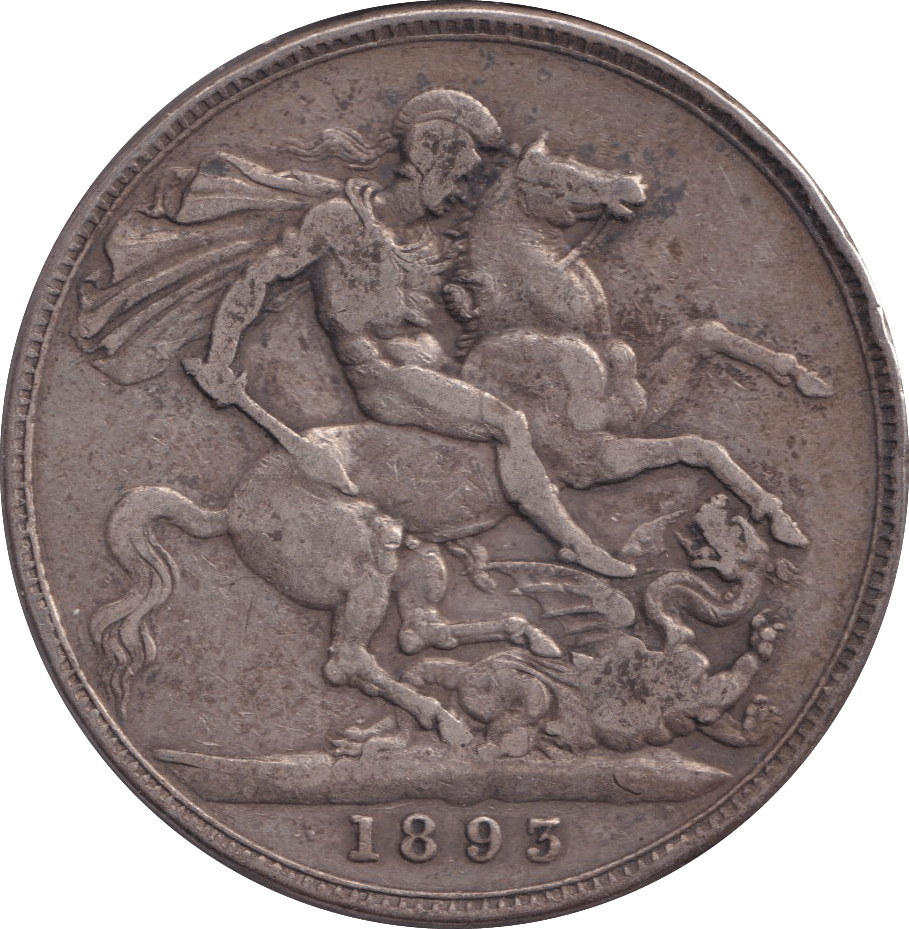 1893 CROWN ( FINE ) - CROWN - Cambridgeshire Coins