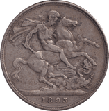 1893 CROWN ( FINE ) - CROWN - Cambridgeshire Coins