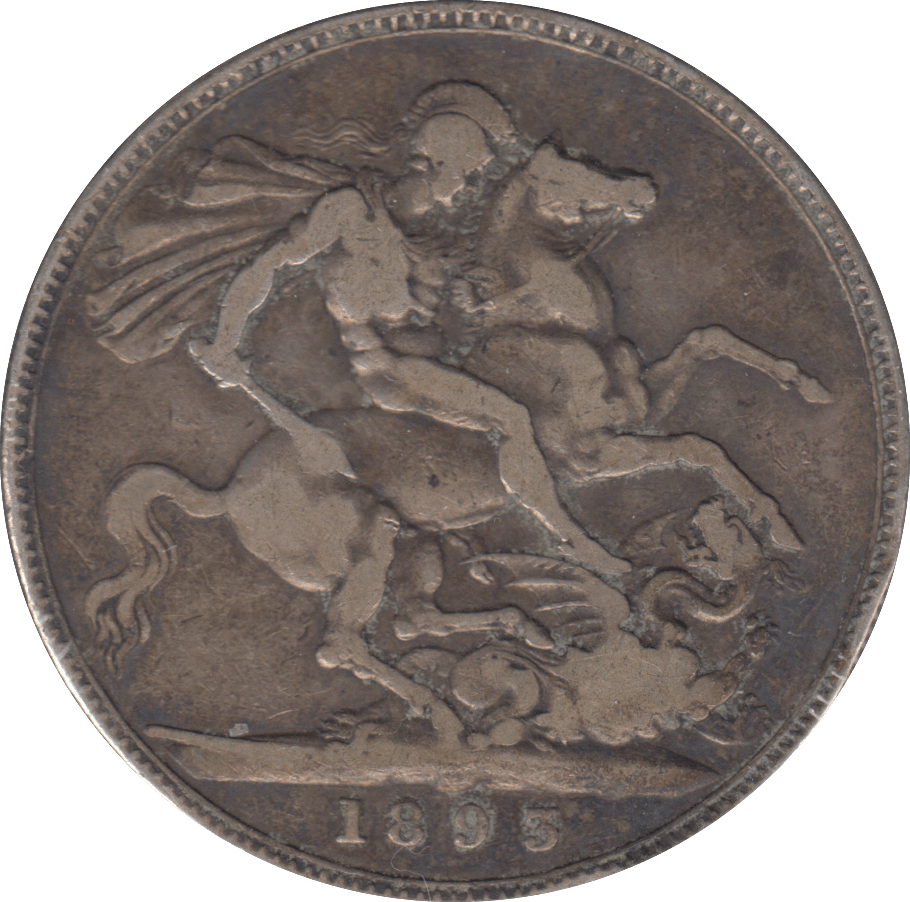 1893 CROWN ( FINE ) - CROWN - Cambridgeshire Coins