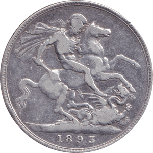 1893 CROWN ( FINE ) - CROWN - Cambridgeshire Coins