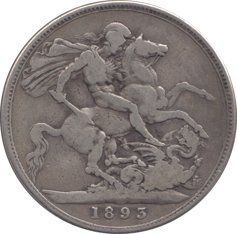 1893 CROWN ( FINE ) - CROWN - Cambridgeshire Coins