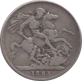 1893 CROWN ( FINE ) - CROWN - Cambridgeshire Coins