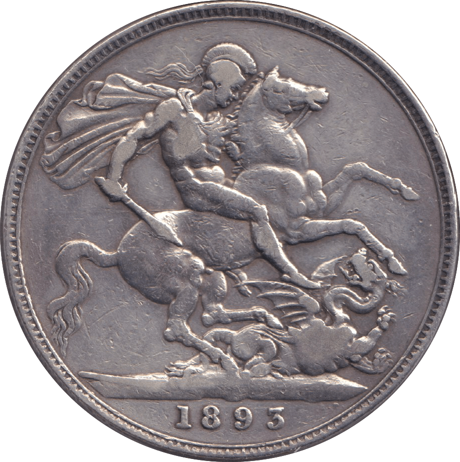 1893 CROWN ( FINE ) - CROWN - Cambridgeshire Coins