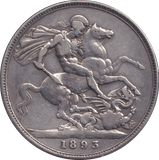 1893 CROWN ( FINE ) - CROWN - Cambridgeshire Coins