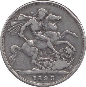 1893 CROWN ( FINE ) - CROWN - Cambridgeshire Coins