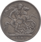 1893 CROWN ( FINE ) LVI D1 - CROWN - Cambridgeshire Coins