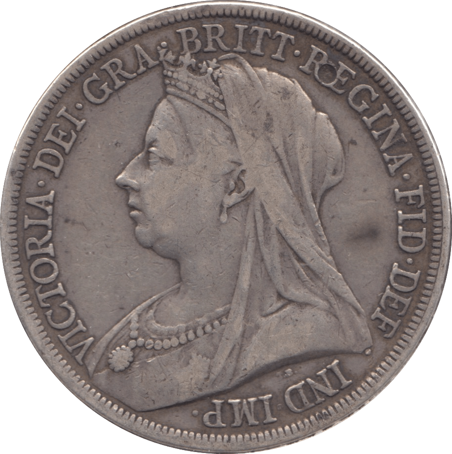 1893 CROWN ( FINE ) LVI - CROWN - Cambridgeshire Coins