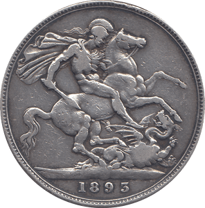 1893 CROWN ( FINE ) - WORLD COINS - Cambridgeshire Coins