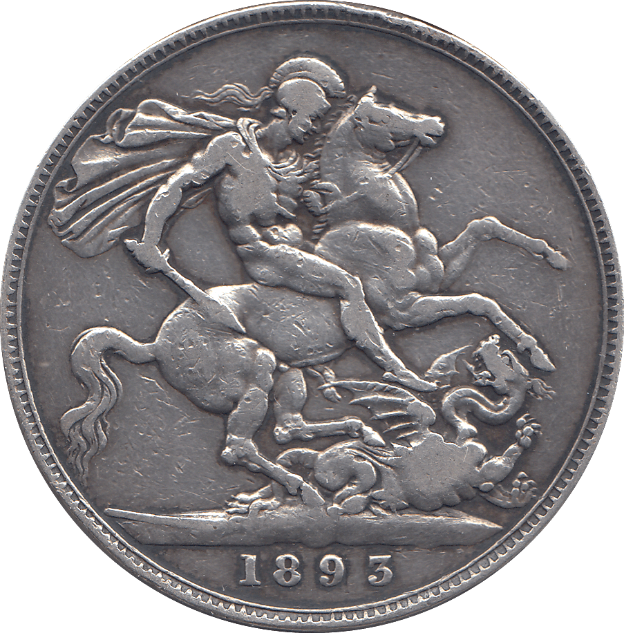 1893 CROWN ( FINE ) - WORLD COINS - Cambridgeshire Coins