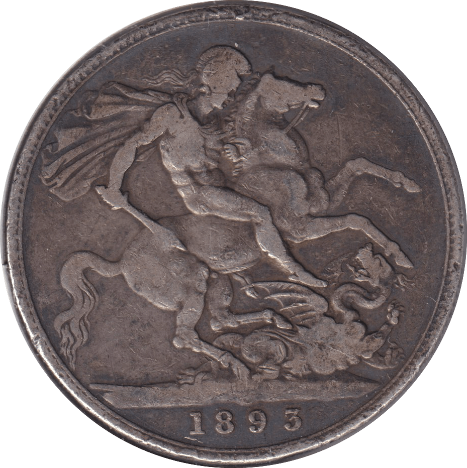 1893 CROWN (FINE) - CROWN - Cambridgeshire Coins
