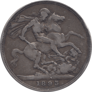 1893 CROWN ( GF ) 1 - CROWN - Cambridgeshire Coins