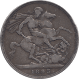 1893 CROWN ( GF ) 1 - CROWN - Cambridgeshire Coins