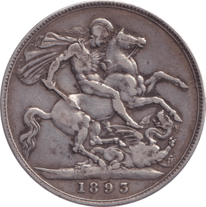 1893 CROWN ( GF ) - CROWN - Cambridgeshire Coins