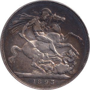 1893 CROWN ( GF ) - CROWN - Cambridgeshire Coins
