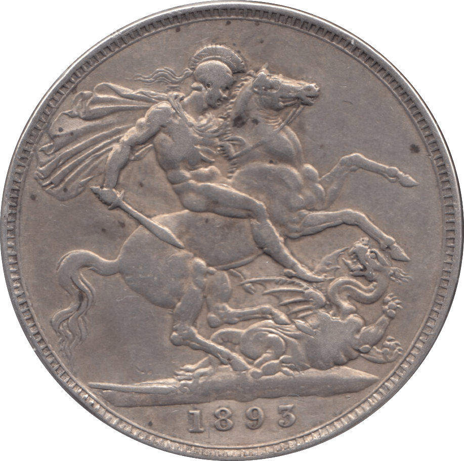 1893 CROWN ( GF ) - CROWN - Cambridgeshire Coins