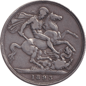 1893 CROWN ( GF ) - CROWN - Cambridgeshire Coins