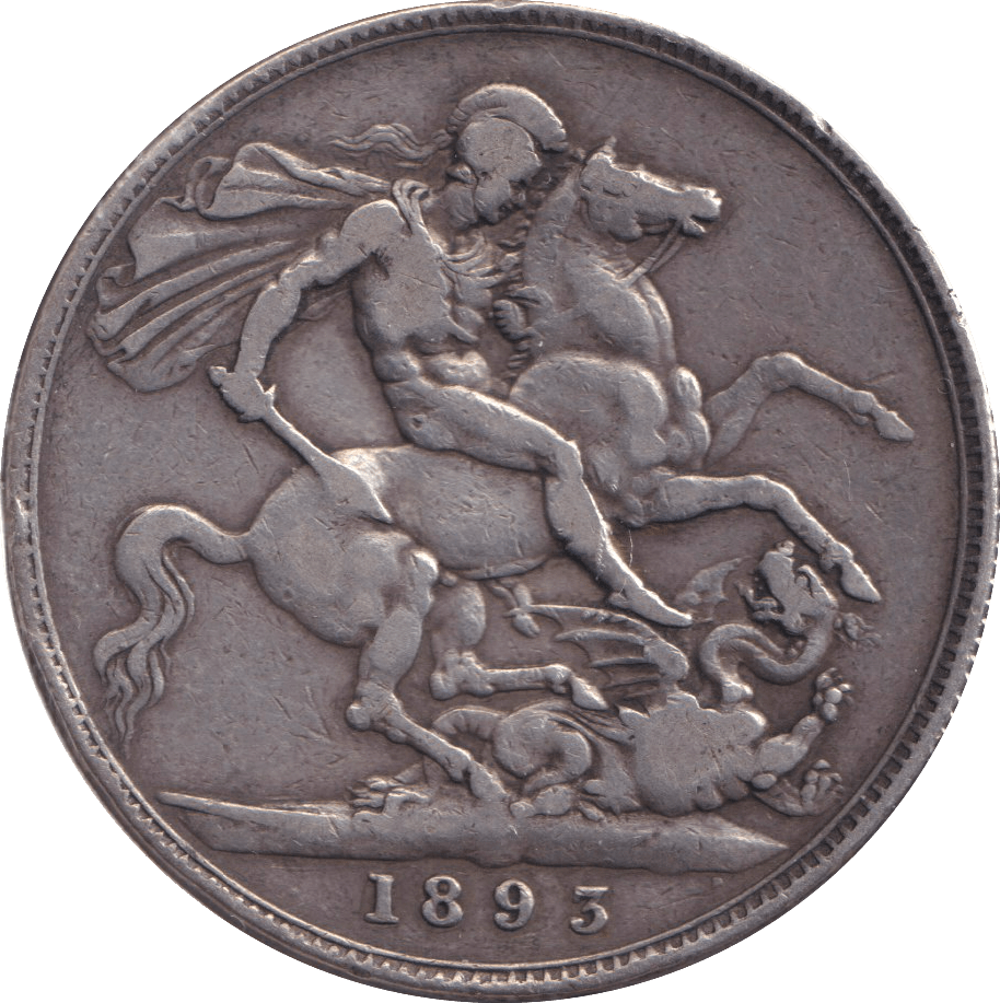 1893 CROWN ( GF ) - CROWN - Cambridgeshire Coins