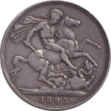 1893 CROWN ( GF ) - CROWN - Cambridgeshire Coins