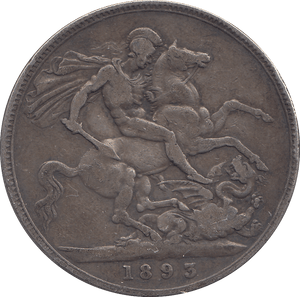 1893 CROWN ( GF ) - CROWN - Cambridgeshire Coins