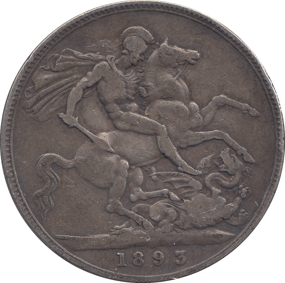 1893 CROWN ( GF ) - CROWN - Cambridgeshire Coins