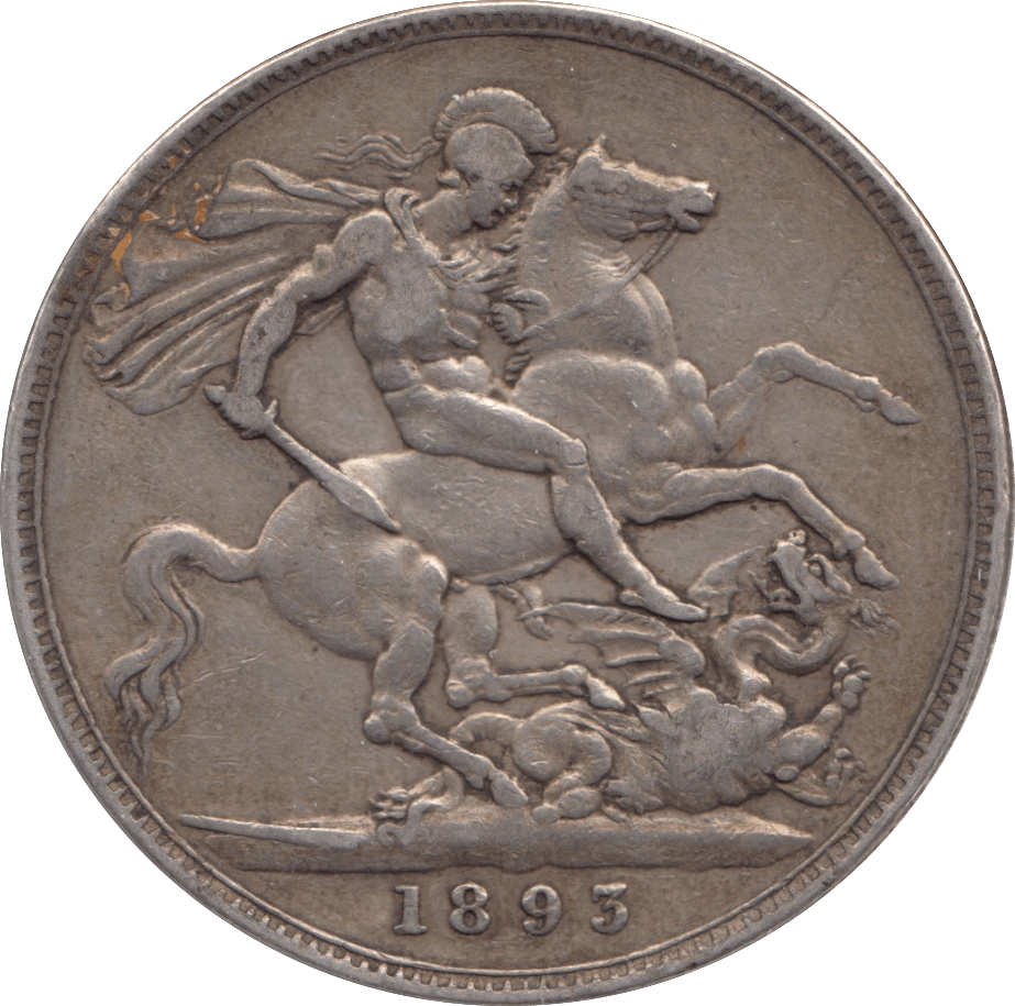 1893 CROWN ( GF ) - CROWN - Cambridgeshire Coins