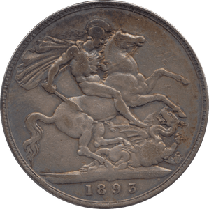 1893 CROWN ( GF ) - CROWN - Cambridgeshire Coins