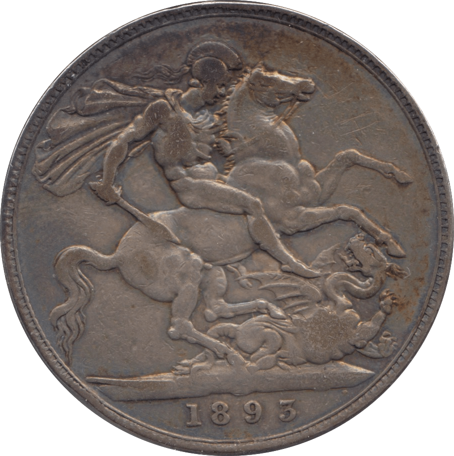 1893 CROWN ( GF ) - CROWN - Cambridgeshire Coins
