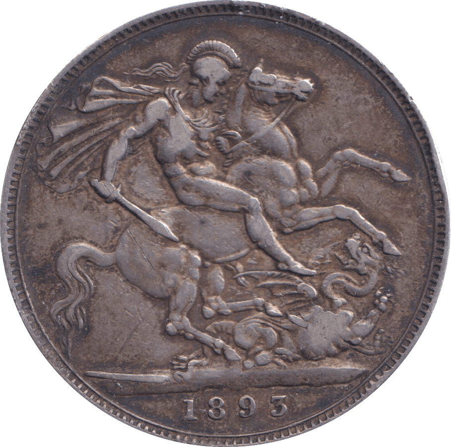 1893 CROWN ( GF ) - CROWN - Cambridgeshire Coins