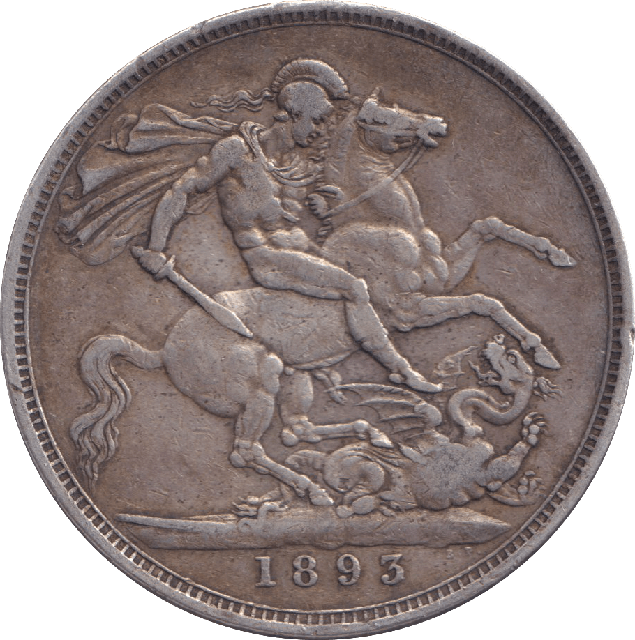 1893 CROWN ( GF ) - CROWN - Cambridgeshire Coins