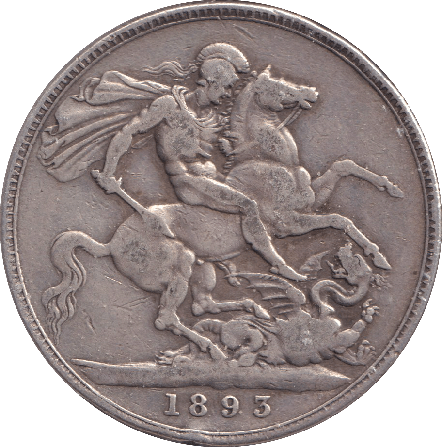 1893 CROWN ( GF ) - CROWN - Cambridgeshire Coins