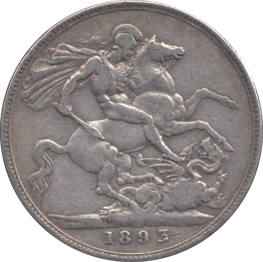 1893 CROWN ( GF ) - CROWN - Cambridgeshire Coins