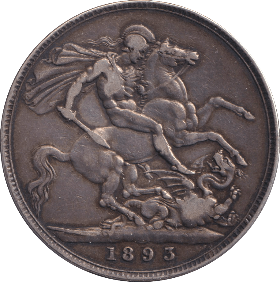 1893 CROWN ( GF ) - CROWN - Cambridgeshire Coins