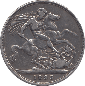 1893 CROWN ( GF ) - CROWN - Cambridgeshire Coins