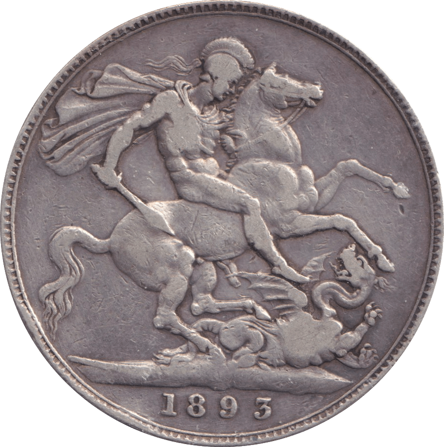 1893 CROWN ( GF ) - CROWN - Cambridgeshire Coins