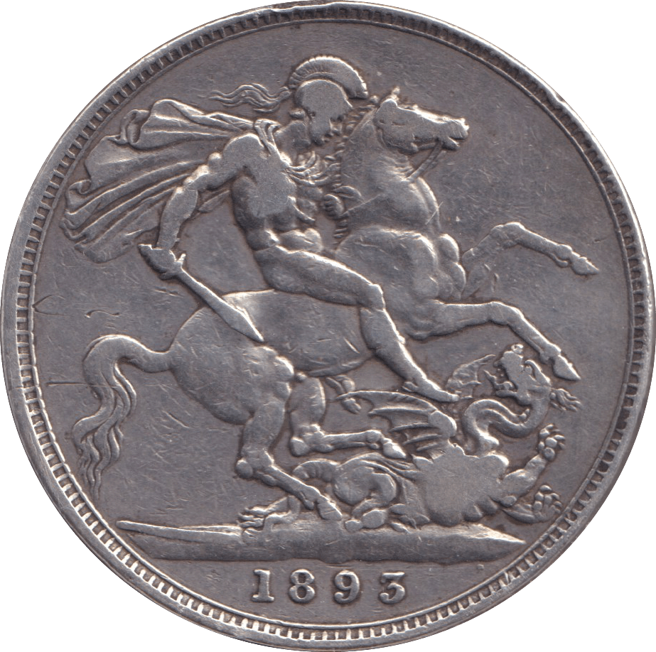 1893 CROWN ( GF ) - CROWN - Cambridgeshire Coins