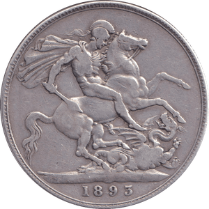 1893 CROWN ( GF ) - CROWN - Cambridgeshire Coins