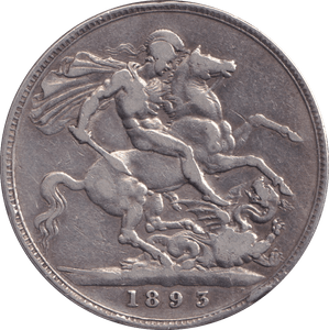 1893 CROWN ( GF ) - CROWN - Cambridgeshire Coins