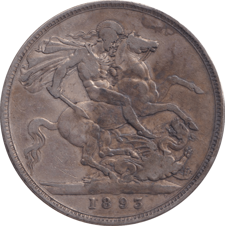 1893 CROWN ( GF ) - CROWN - Cambridgeshire Coins