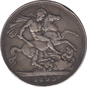 1893 CROWN ( GF ) - CROWN - Cambridgeshire Coins