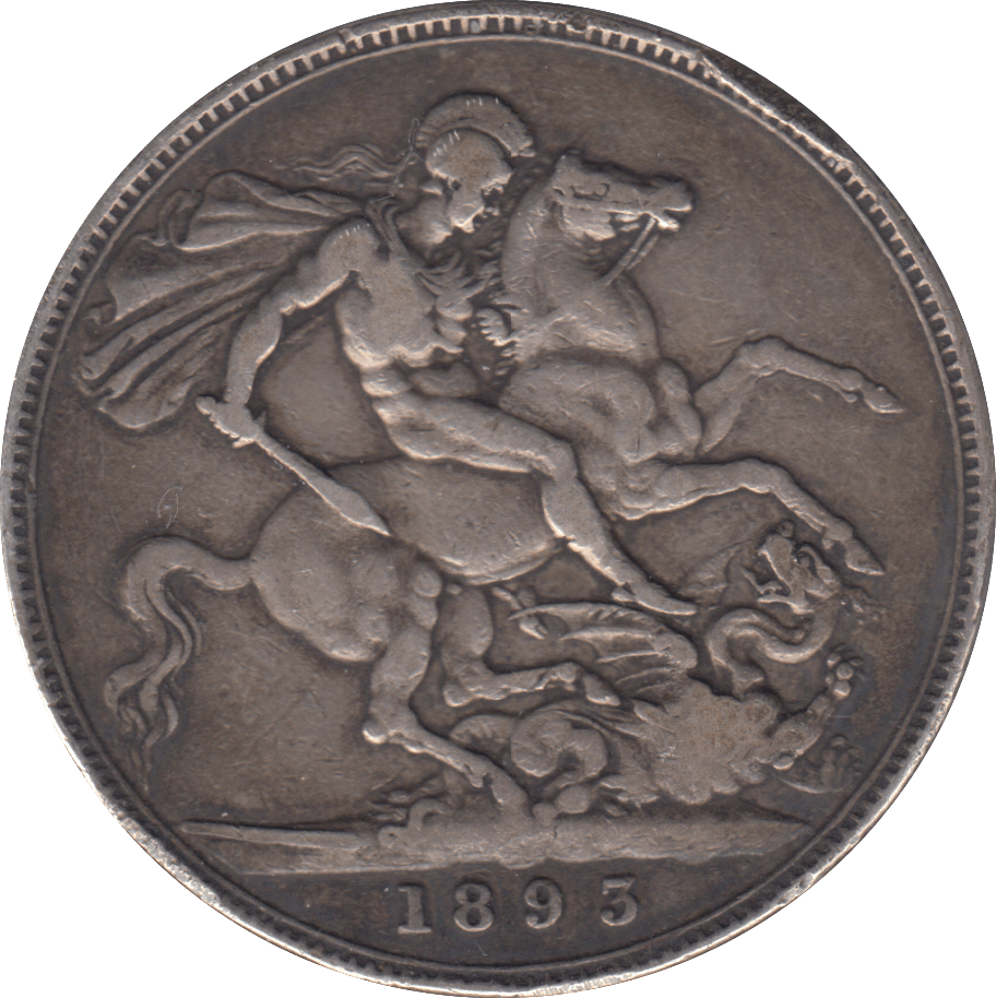 1893 CROWN ( GF ) - CROWN - Cambridgeshire Coins