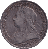 1893 CROWN ( GF ) - FLORIN - Cambridgeshire Coins