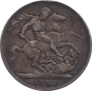 1893 CROWN ( GF ) LVI - CROWN - Cambridgeshire Coins