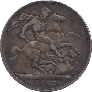 1893 CROWN ( GF ) LVI - CROWN - Cambridgeshire Coins