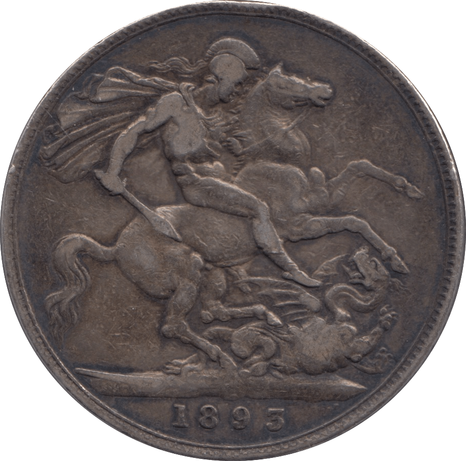 1893 CROWN ( GF ) LVI - CROWN - Cambridgeshire Coins