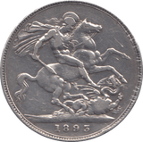 1893 CROWN ( GF ) LVI - Crown - Cambridgeshire Coins